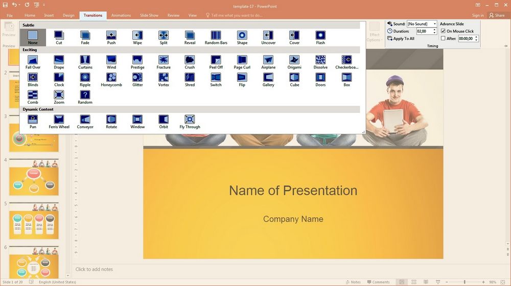 Transition to This Slide ang Timing groups