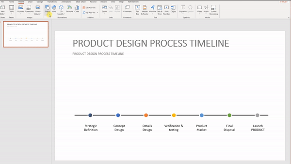 How to create a product design process timeline