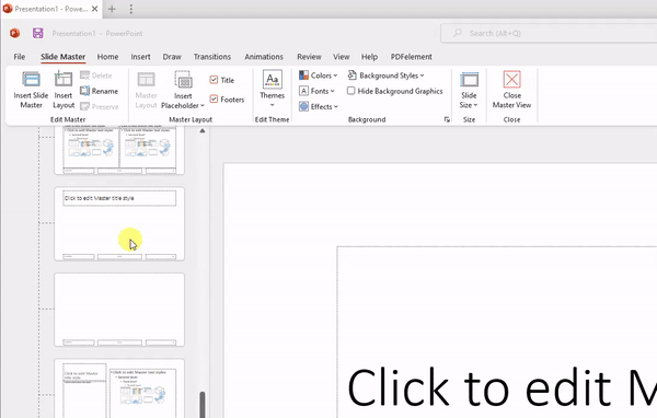 how to use slide master in powerpoint