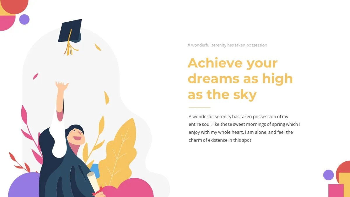 Webinar Presentations: Achieve  your dreams as high as the sky
