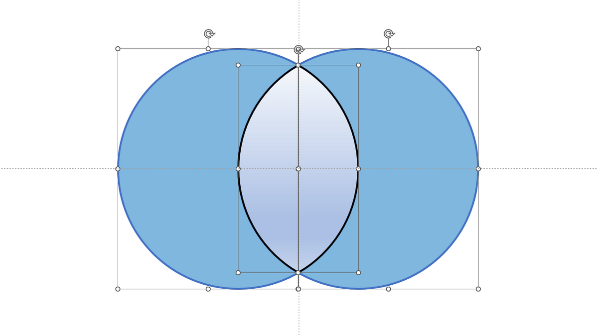 The Powerpoint Fragment tool does not match the set of Venn diagram elements.