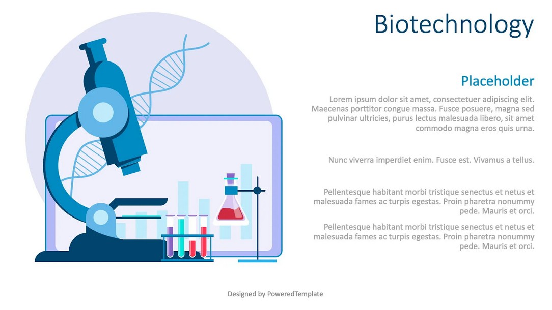 10 Ideas for Lab Presentations: Biotechnology Presentation Slide