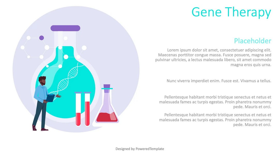 10 Ideas for Lab Presentations: Gene Therapy Presentation Slide