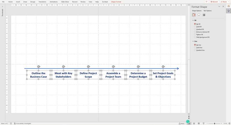 how to create a timeline in a powerpoint presentation