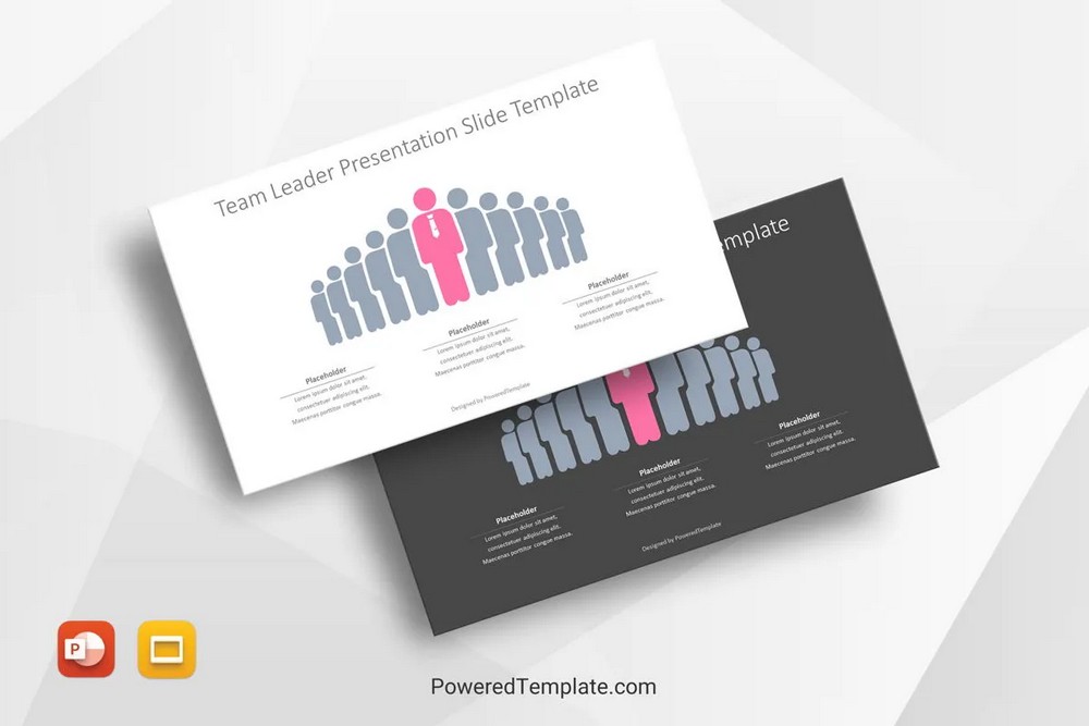 Leadership and Vision -- Team Leader Presentation Slide Template - Free Google Slides theme and PowerPoint template