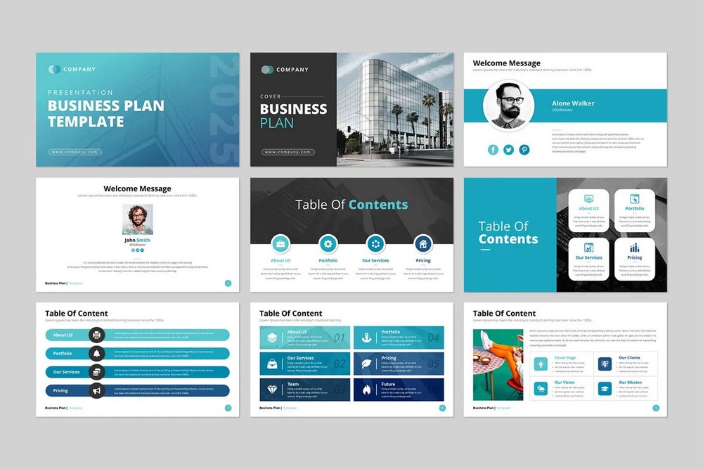 Business Plan PowerPoint Template