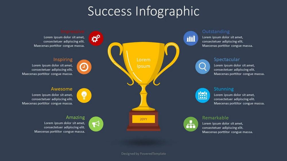 Success Concept Inforgraphic -- Engaging the audience with visual storytelling techniques