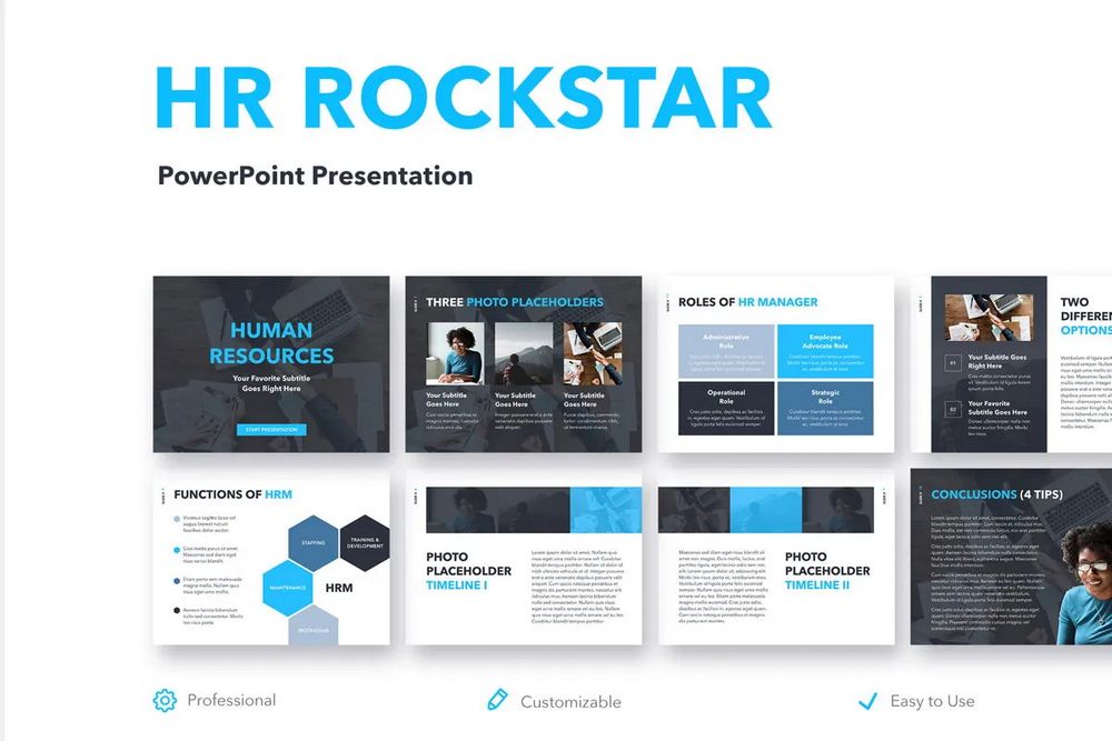 Human Resource Management -- HR Rockstar PowerPoint Template