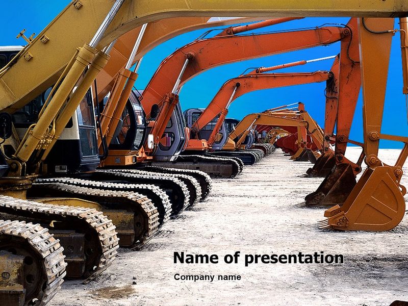 Heavy Construction Equipment - Free Google Slides theme and PowerPoint template
