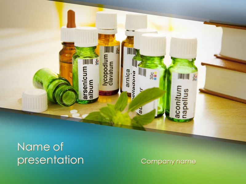 Homeopathic Remedies - Free Google Slides theme and PowerPoint template
