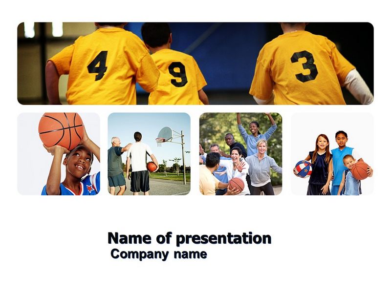 School Basketball Team - Free Google Slides theme and PowerPoint template
