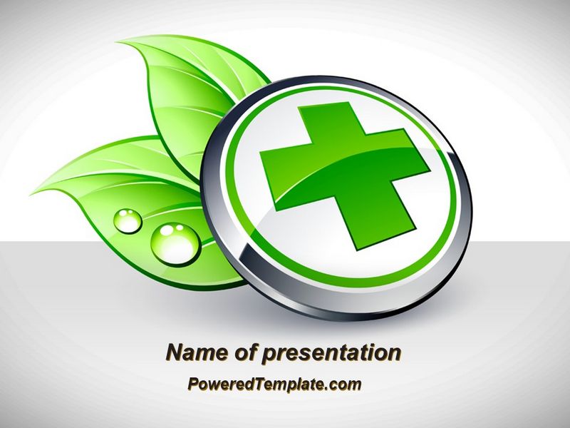 Herbal Pharmacy PowerPoint Template and Google Slides Theme
