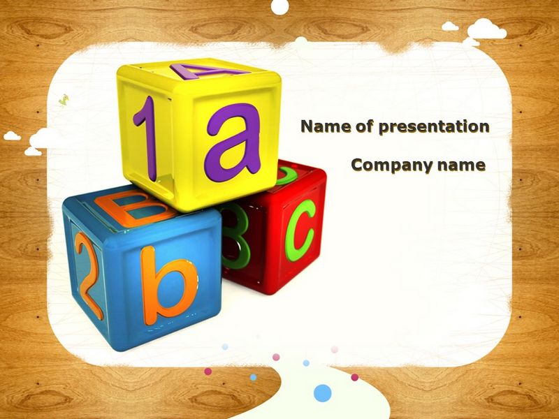 Cubes For Basic Education - Free Google Slides theme and PowerPoint template
