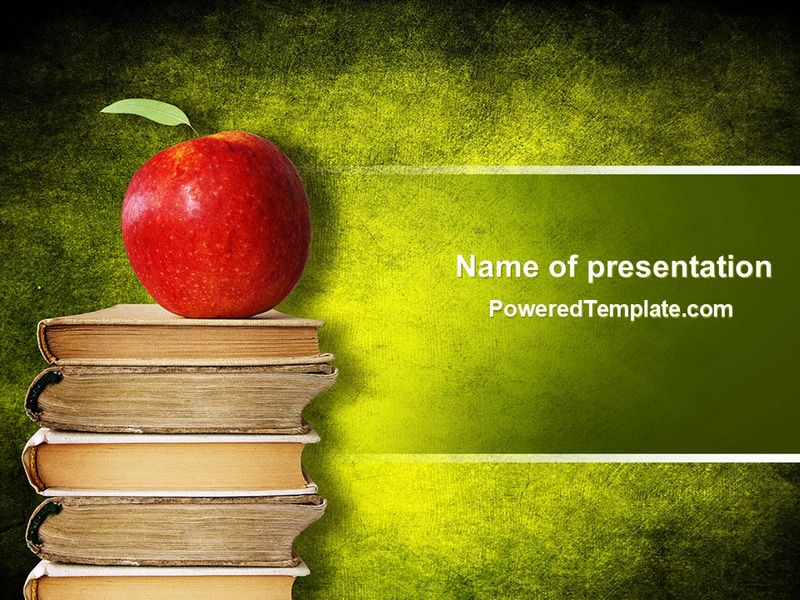 Apple and Books - Free Google Slides theme and PowerPoint template
