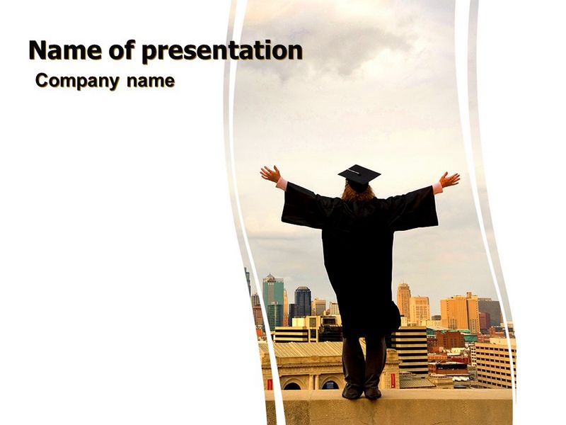 Graduator On The Roof - Free Google Slides theme and PowerPoint template
