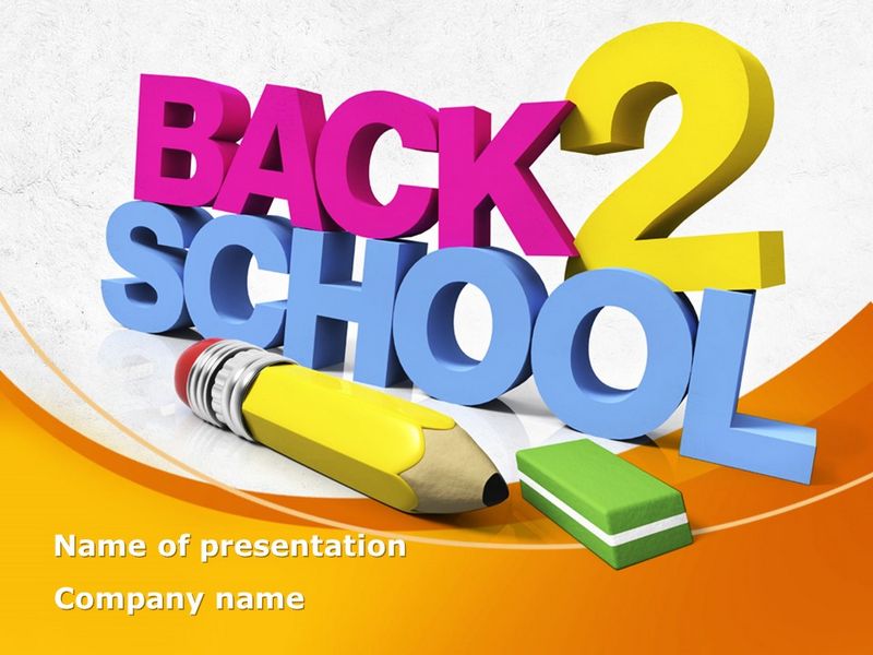 Back 2 School PowerPoint Template and Google Slides Theme
