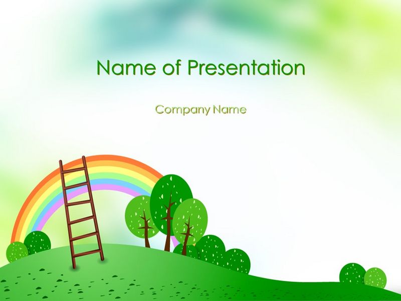 Kindergarten Theme PowerPoint Template and Google Slides Theme
