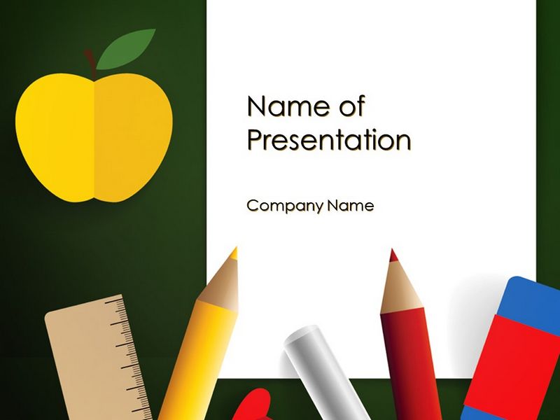 Preparing for School PowerPoint Template and Google Slides Theme
