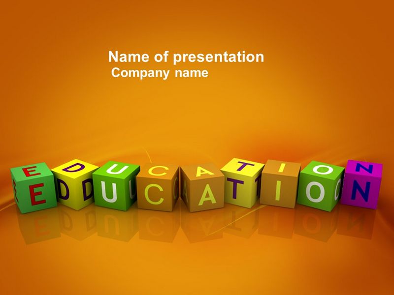Visual Education PowerPoint Template and Google Slides Theme
