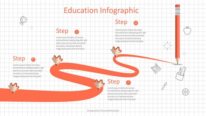 Education Themed Roadmap - Free Google Slides theme and PowerPoint template
