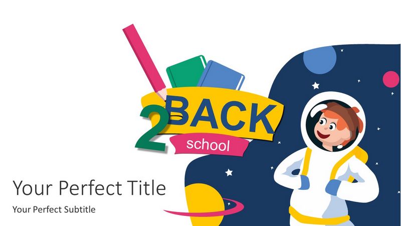 Back 2 School Cover Slide - Free Google Slides theme and PowerPoint template
