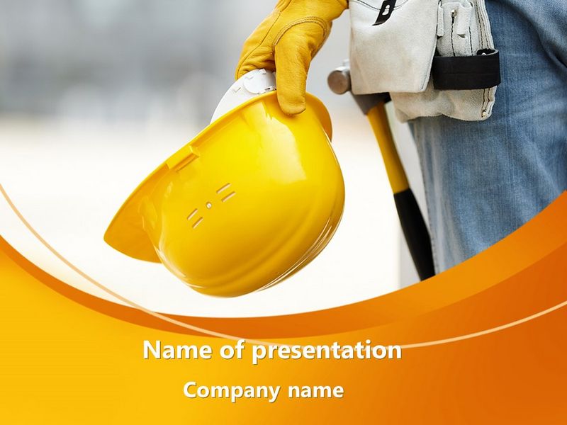 Construction Worker - Free Google Slides theme and PowerPoint template
