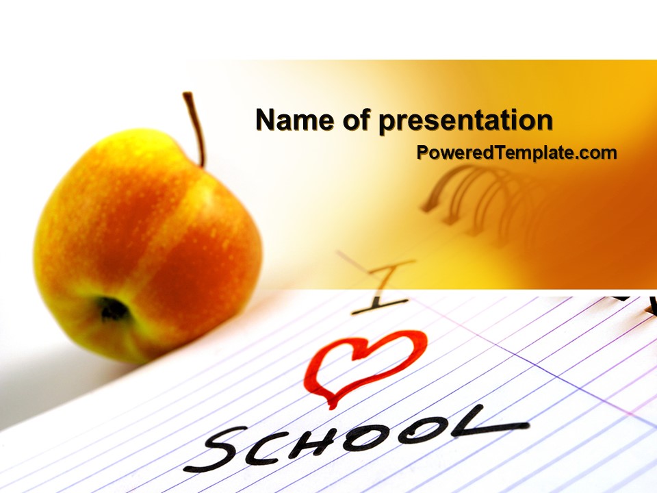 Loving School - Free Google Slides theme and PowerPoint template
