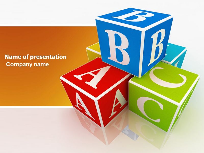 ABC Bricks - Free Google Slides theme and PowerPoint template
