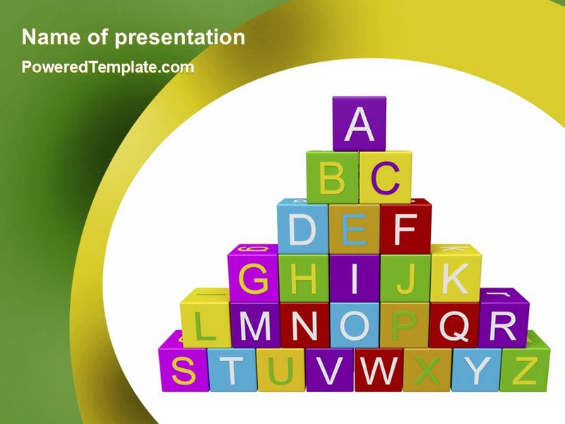 Alphabet Pyramid - Free Google Slides theme and PowerPoint template
