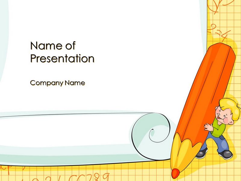 School Kids Frame - Free Google Slides theme and PowerPoint template
