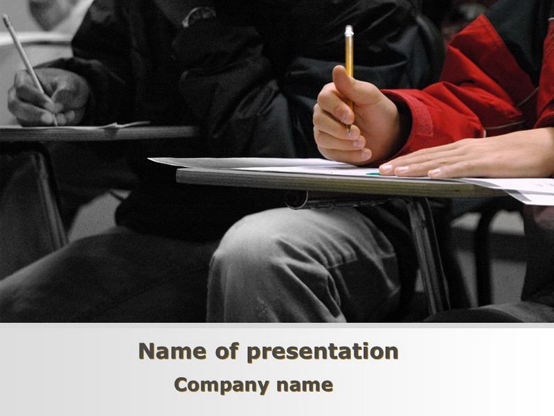 Student in a Lecture - Free Google Slides theme and PowerPoint template
