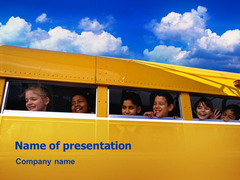 School Bus - Free Google Slides theme and PowerPoint template

