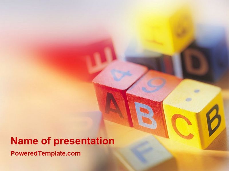 ABC Educational Cubes - Free Google Slides theme and PowerPoint template
