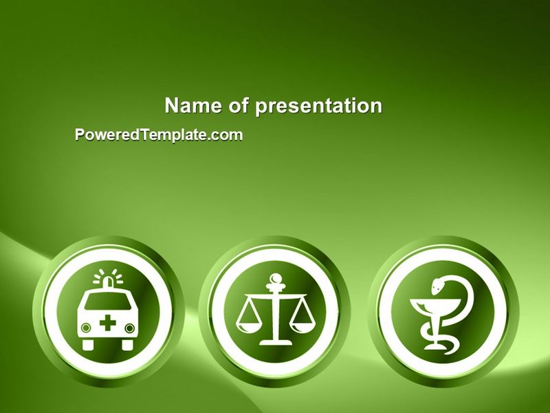 Signs Of Medicine In A Green Colors - Free Google Slides theme and PowerPoint template
