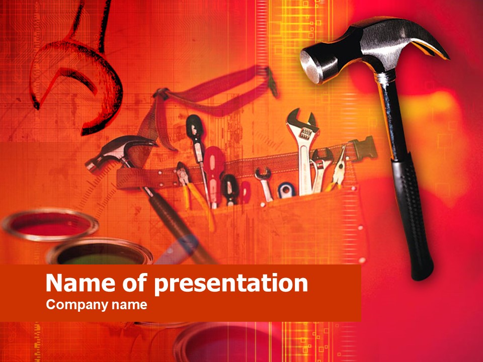 Tools and Instruments - Free Google Slides theme and PowerPoint template
