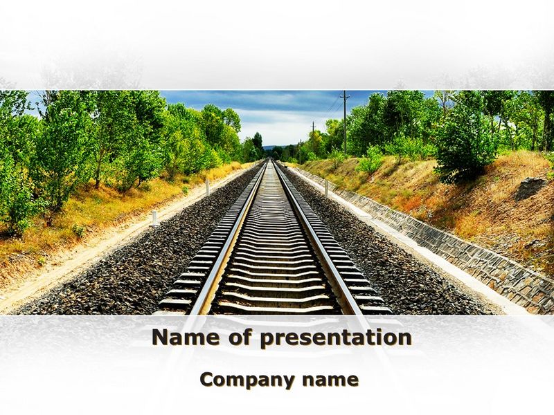 Railway To The Beautiful Land - Free Google Slides theme and PowerPoint template
