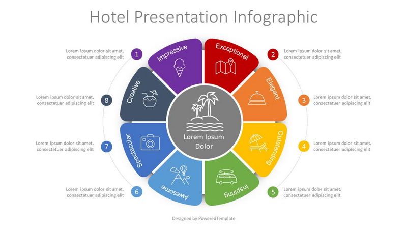 Hotel Presentation Infographic - Free Google Slides theme and PowerPoint template
