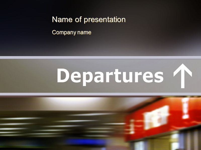 Departures - Free Google Slides theme and PowerPoint template
