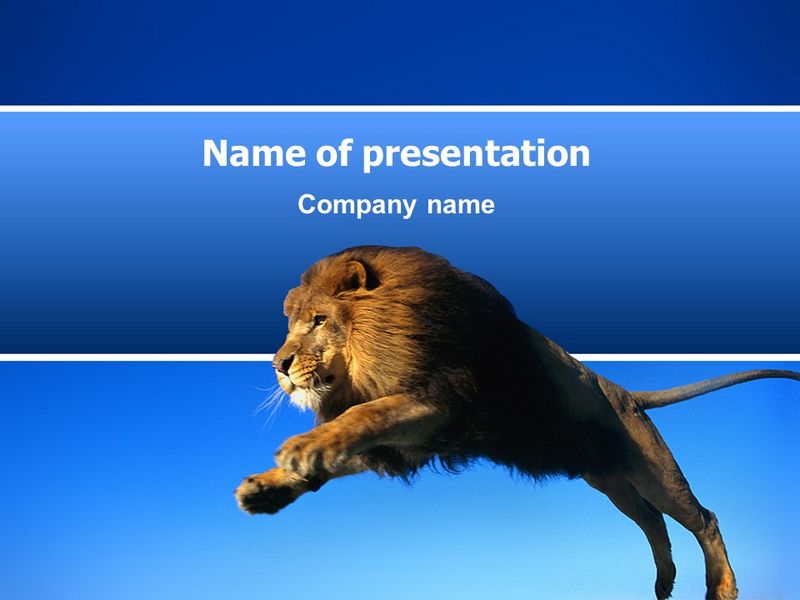 Lion - Free Google Slides theme and PowerPoint template
