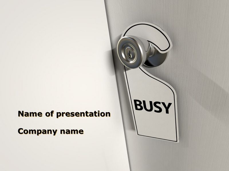 Busy - Free Google Slides theme and PowerPoint template
