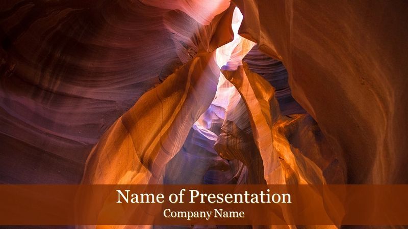 Swirling Sandstone Ravine - Free Google Slides theme and PowerPoint template

