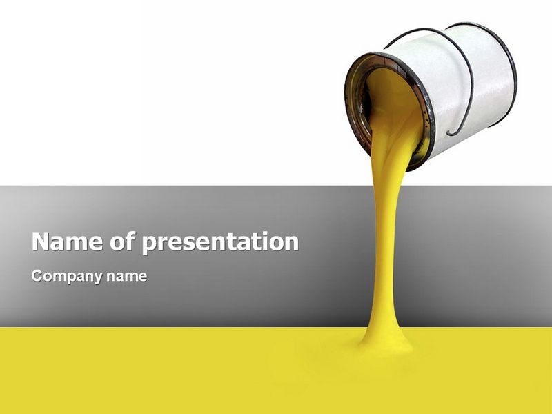 Yellow Paint - Free Google Slides theme and PowerPoint template
