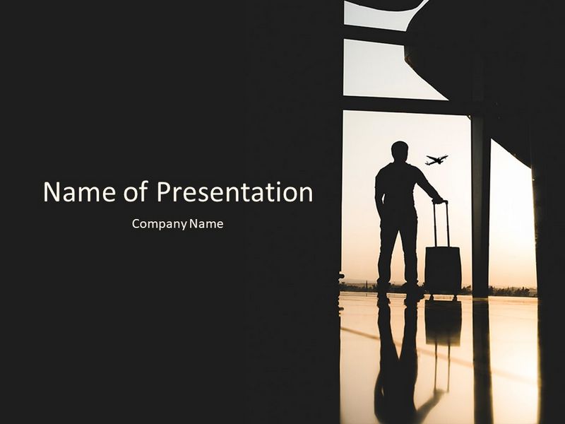 Waiting in the Airport - Google Slides theme and PowerPoint template
