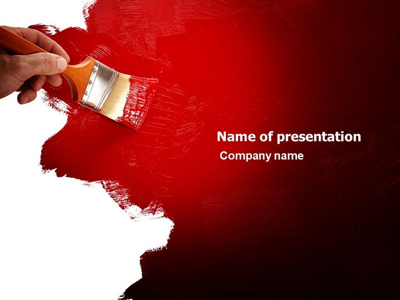 Red Paint - Free Google Slides theme and PowerPoint template
