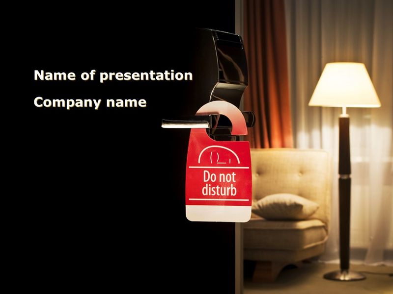 Homelike Hotel PowerPoint Template and Google Slides Theme
