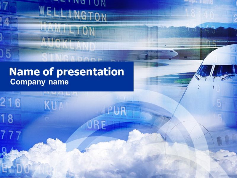 Flight Schedule - Free Google Slides theme and PowerPoint template
