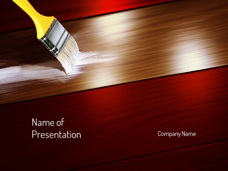 Painting Wood Floor - Free Google Slides theme and PowerPoint template
