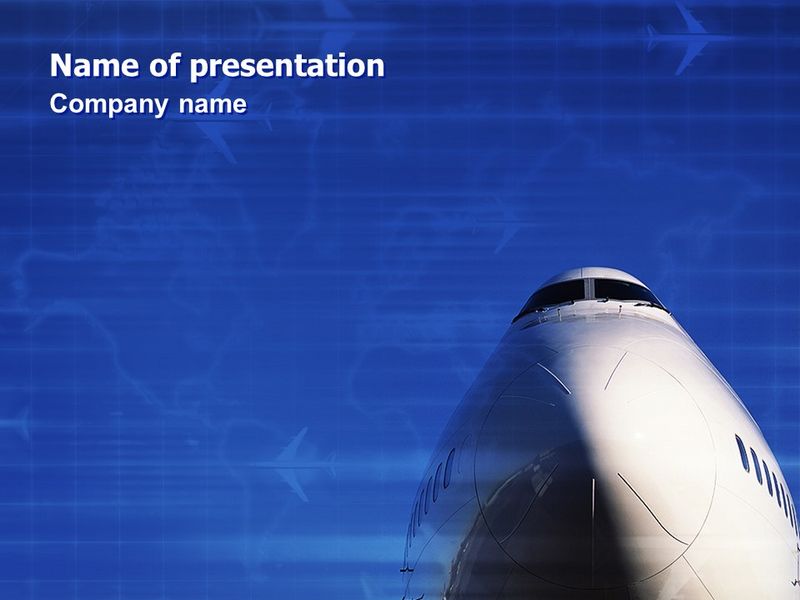 Aircraft Ready To Fly - Free Google Slides theme and PowerPoint template
