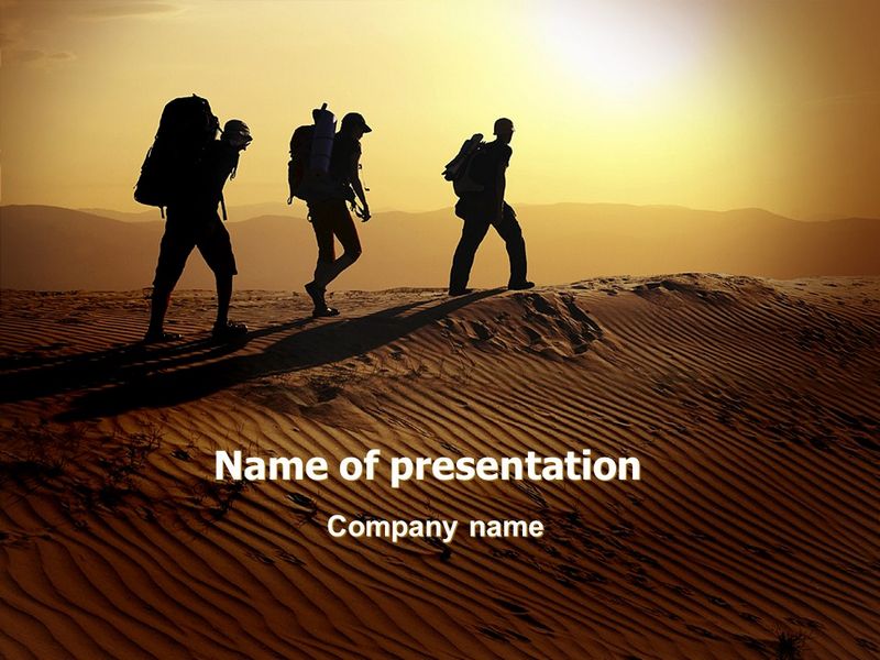 Backpacking In Sands - Free Google Slides theme and PowerPoint template
