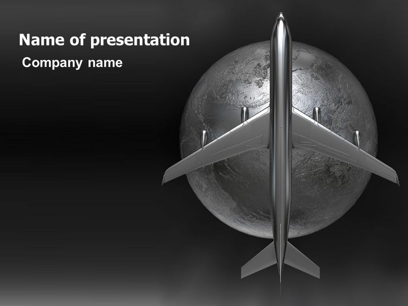 Steel Plane - Free Google Slides theme and PowerPoint template
